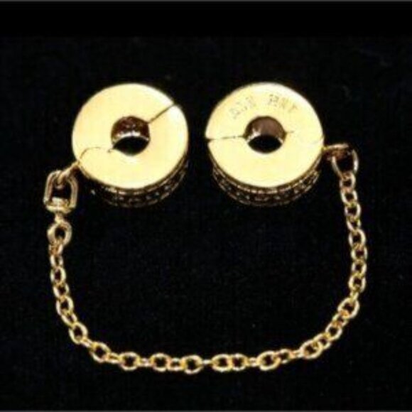 NEW Pandora Safety Chain Clip Bracelet Charm - Picture 4 of 5